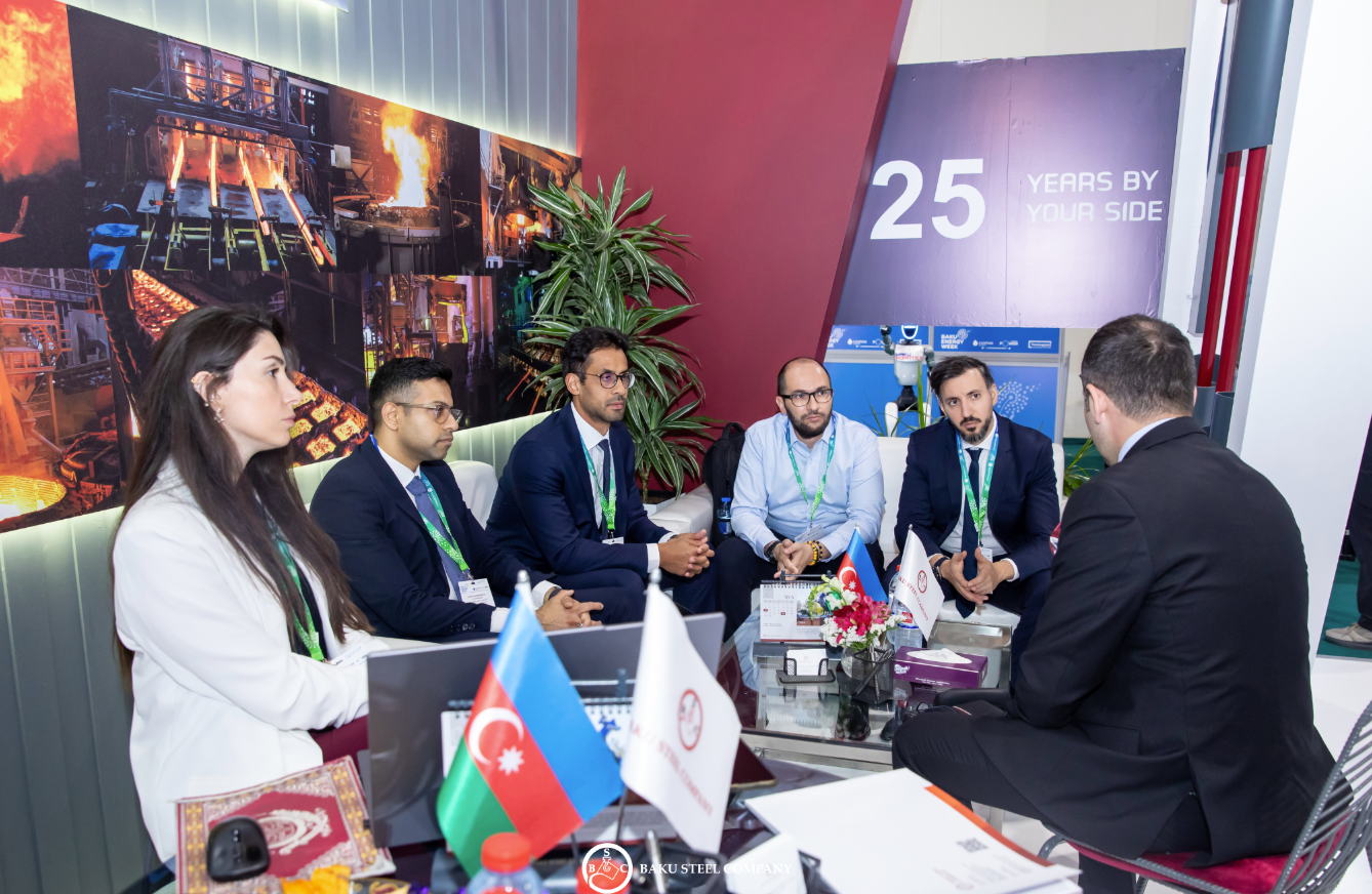 Baku Steel Company Caspian Oil & Gas 2026 sərgisində